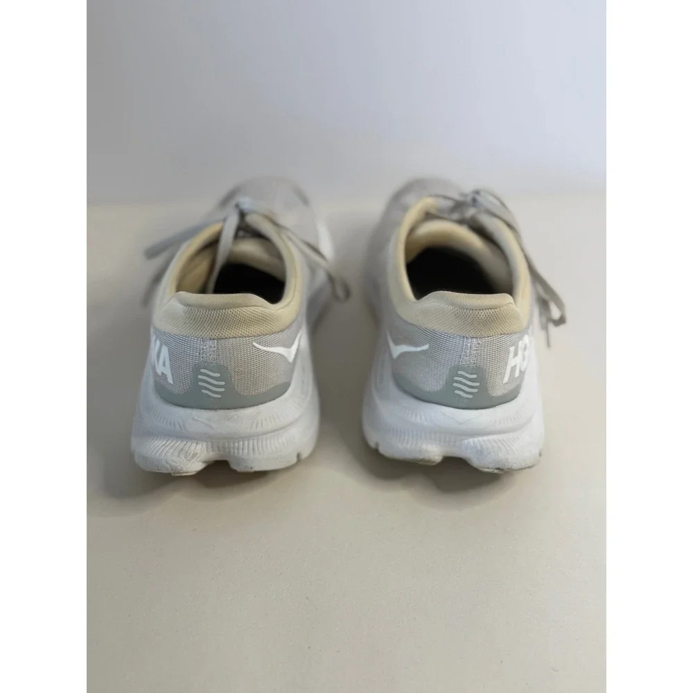 Hoka Kawana Nimbus Cloud White Running Shoes Womens 9.5 1123164 NCW